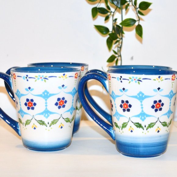 4 Replacement Mistana Stoneware Mugs - Picture 1 of 5